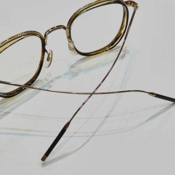 OLIVER PEOPLES TK-9 OPTICAL OV1321T in Gold/ Tuscany Tortoise MSRP$690 - Picture 7 of 13